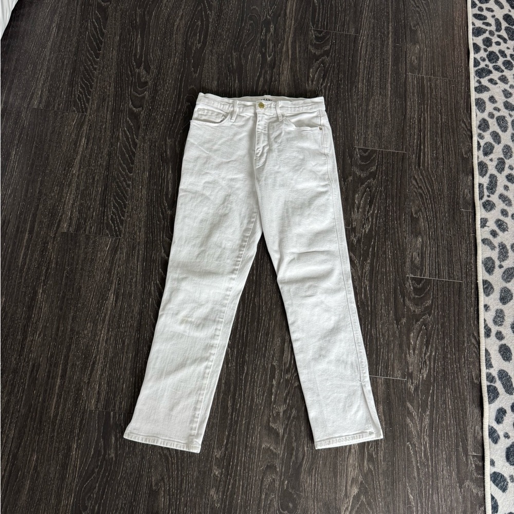 Frame Denim White Jeans